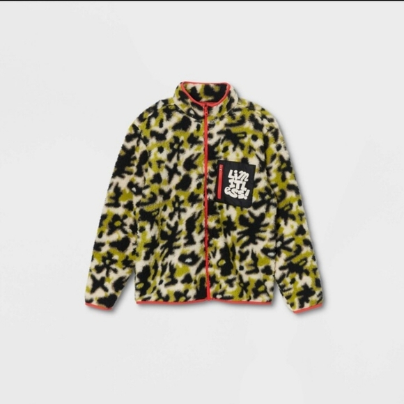 Black History Month Plus Size Limitless Faux Fur Jacket - Ivory Animal Icon 4X - Picture 1 of 13